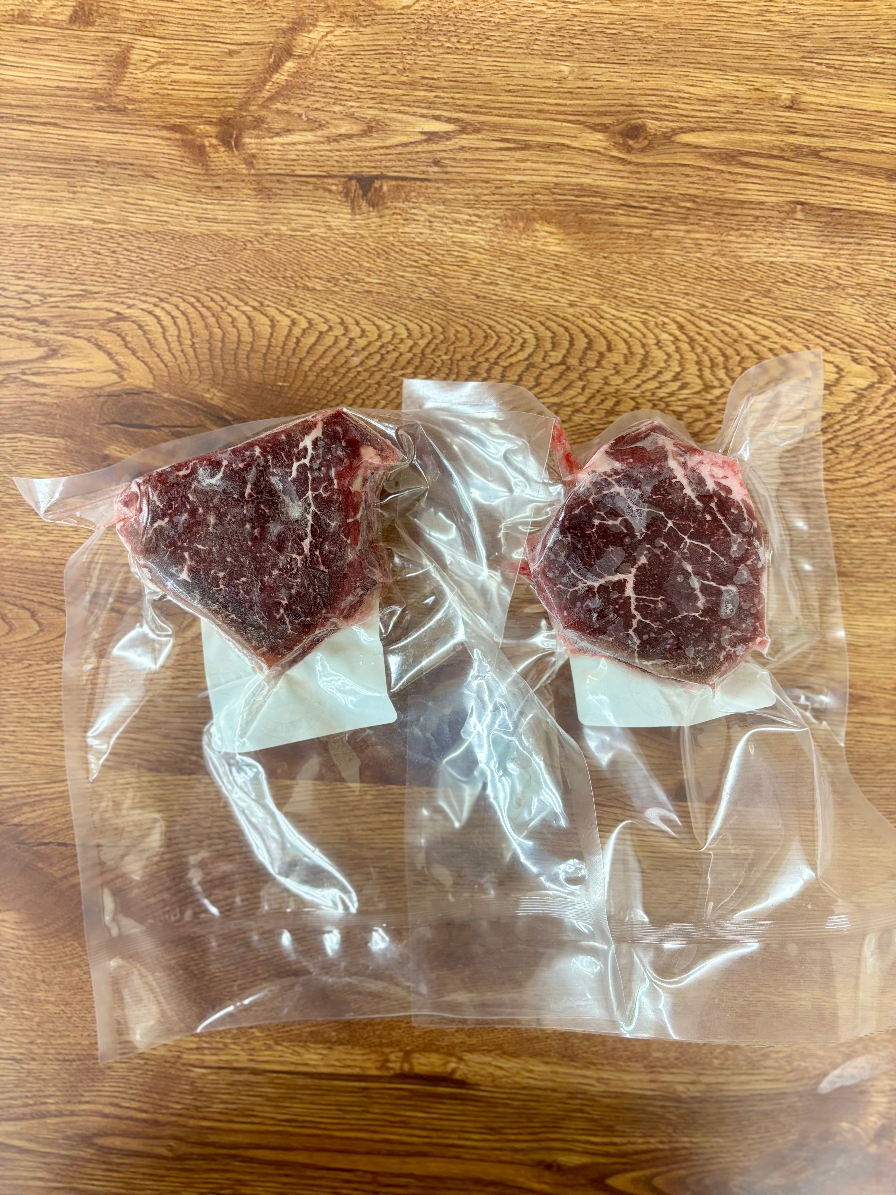 Premium steak box grass-fed grain-finished Nebraska beef ribeye NY strip filet