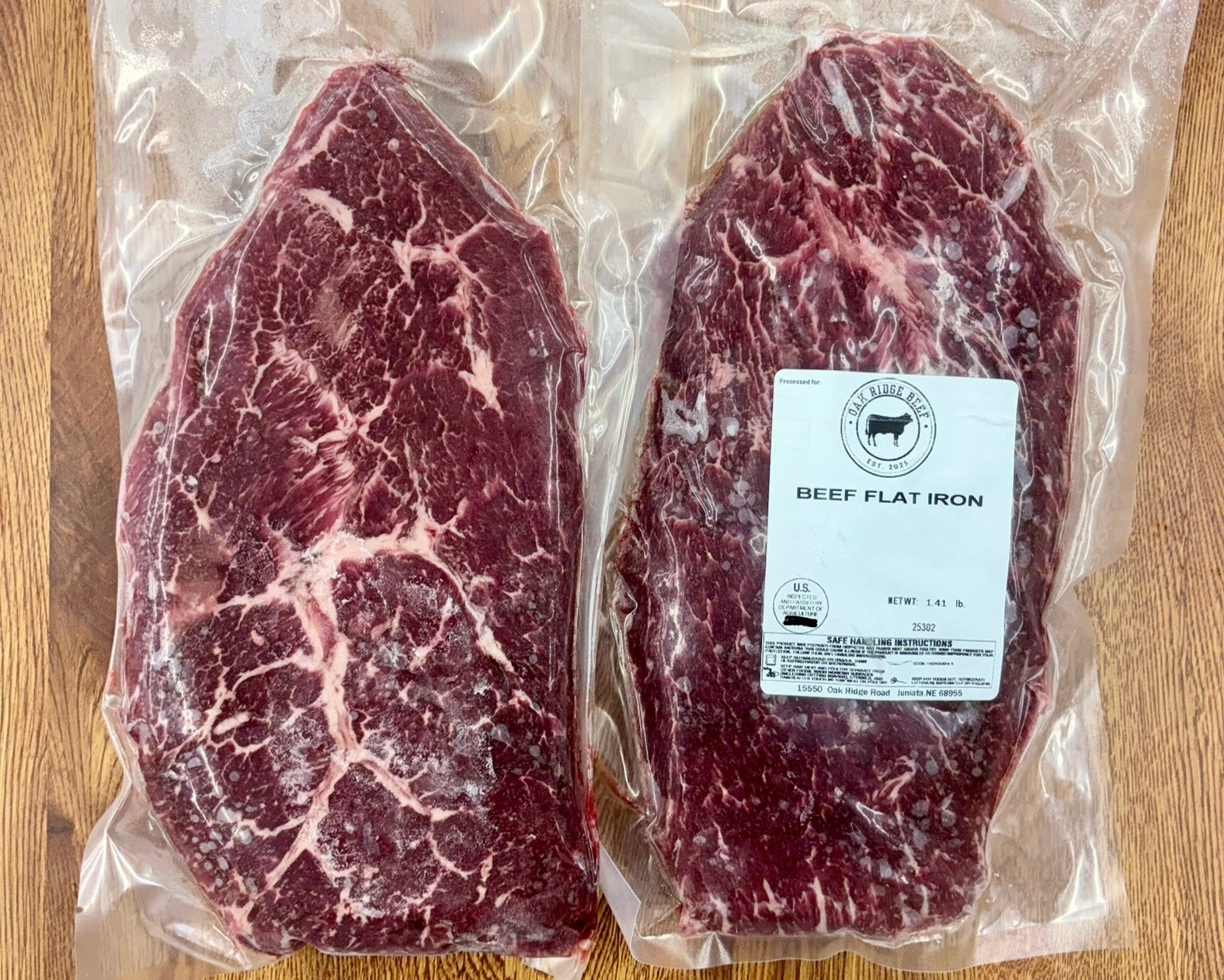 Premium steak box grass-fed grain-finished Nebraska beef ribeye NY strip filet